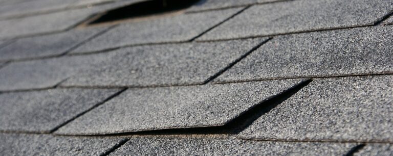 Shingles with Wind Damage