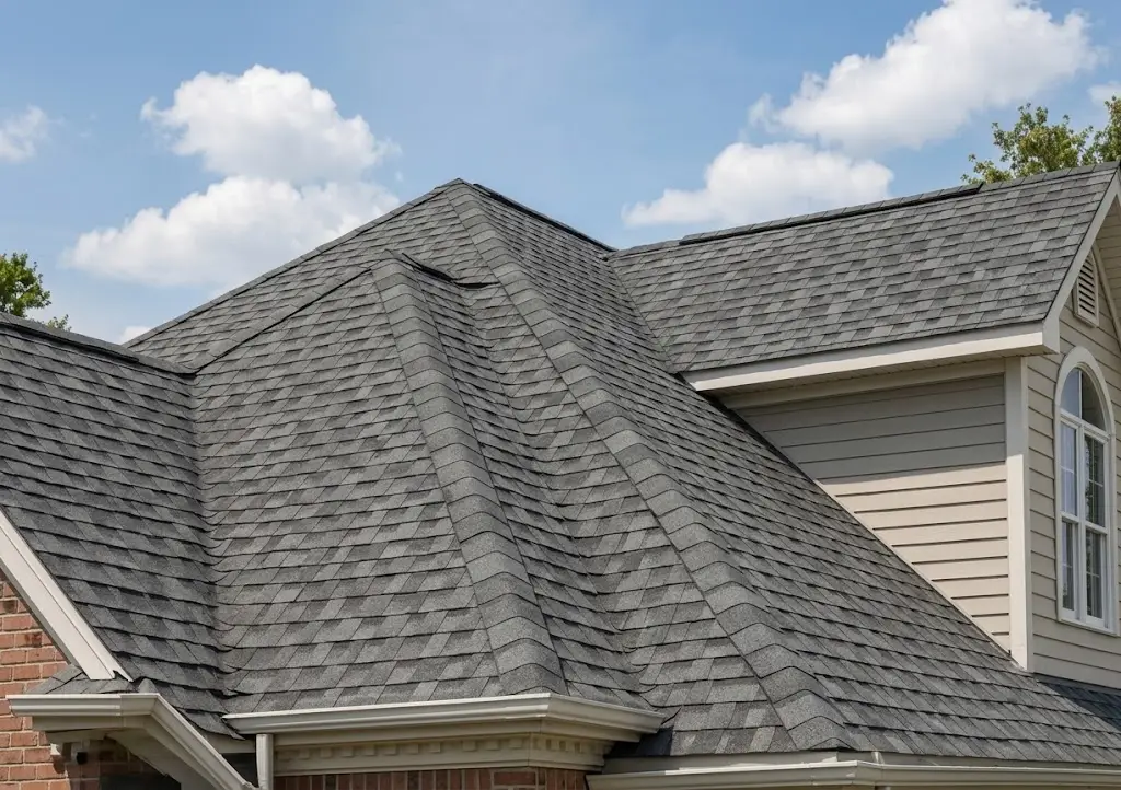 Architectural shingle roof on a Florida home