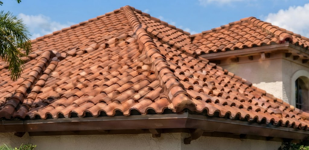 Clay tile roof